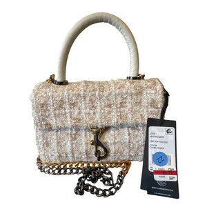 NWT NEW Rebecca Minkoff Tweed Crossbody With Dustcover MSRP $278